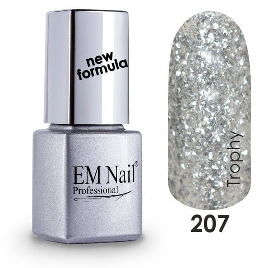 EM nailProfessional, New Formula, lakier hybrydowy 207 Trophy, 6 ml EM Nail Professional