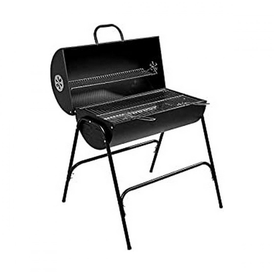 Emaga Grill Węglowy z Nóżkami EDM Czarny (79 x 71 x 90 cm) - Inna marka ...