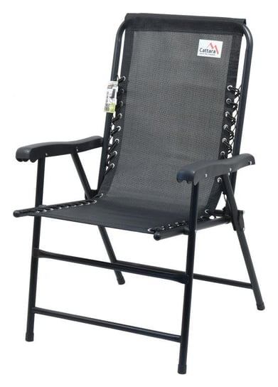 Emaga Krzesło ogrodowe składane Trieste - 59 x 95 x 67 cm, czarne Inna marka