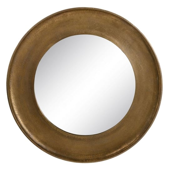 Emaga Lustro ścienne 87 x 87 cm Okrągły Złoty Aluminium Inna marka