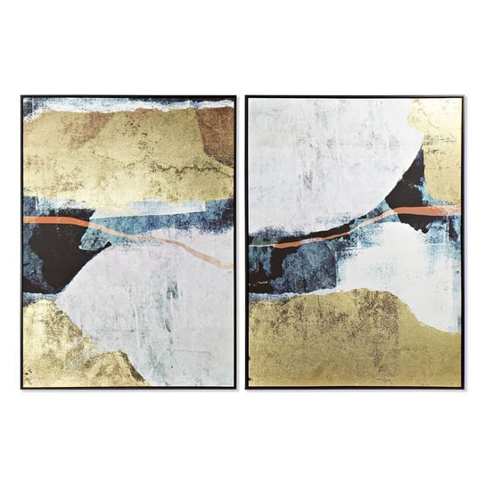 Emaga Obraz DKD Home Decor Abstrakcyjny (103,5 x 4,5 x 143 cm) (2 Sztuk) DKD Home Decor