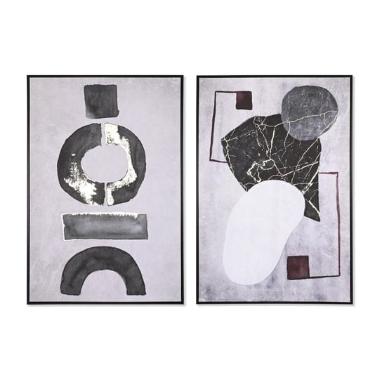 Emaga Obraz DKD Home Decor Abstrakcyjny Nowoczesny (83 x 4,5 x 123 cm) (2 Sztuk) DKD Home Decor