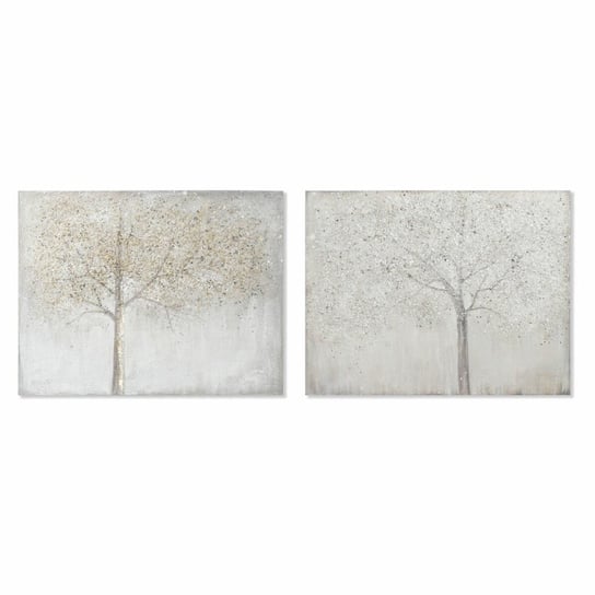 Emaga Obraz DKD Home Decor Płótno Drzewo (100 x 3,8 x 80 cm) (2 Sztuk) DKD Home Decor