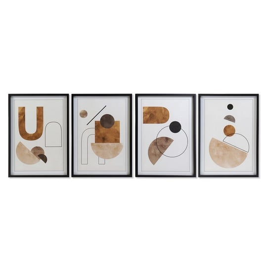 Emaga Obraz DKD Home Decor S3017736 Abstrakcyjny Nowoczesny (50 x 2,5 x 70 cm) (4 Sztuk) DKD Home Decor