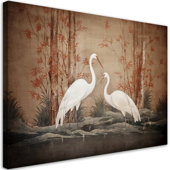 Emaga Obraz na płótnie, Zwierzę Ptak Orientalny - 100x70 Inna marka