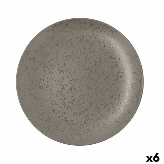 Emaga Plochá doska Ariane Oxide Ceramika Szary (Ø 31 cm) (6 Sztuk) Inna marka