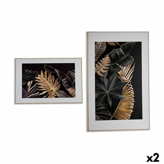 Emaga Płótno Liść roślin 3 x 121,5 x 81,5 cm (2 Sztuk) Inna marka