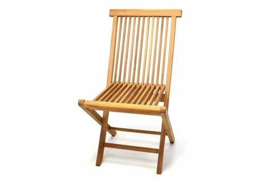 Emaga Składane krzesło z drewna tekowego Inna marka