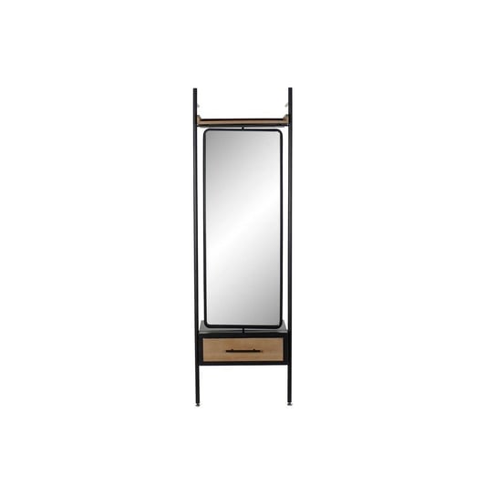 Emaga Stojące lustro DKD Home Decor Czarny Drewno Metal Szkło (58 x 30 x 191 cm) DKD Home Decor