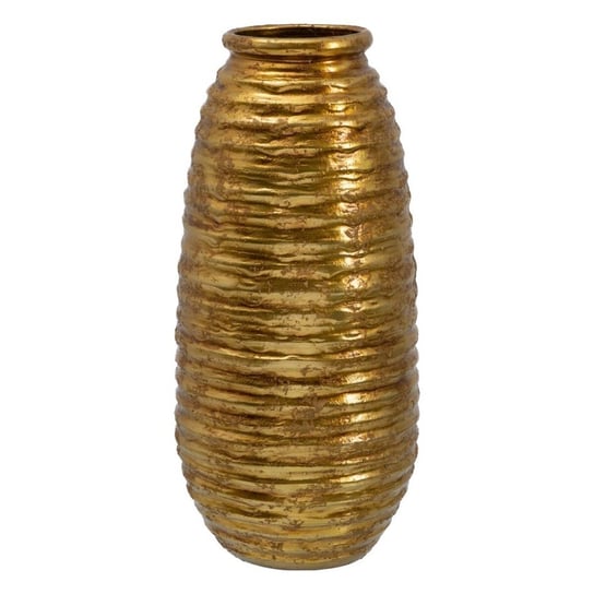 Emaga Wazon Ceramika Złoty 35 x 35 x 80 cm Inna marka