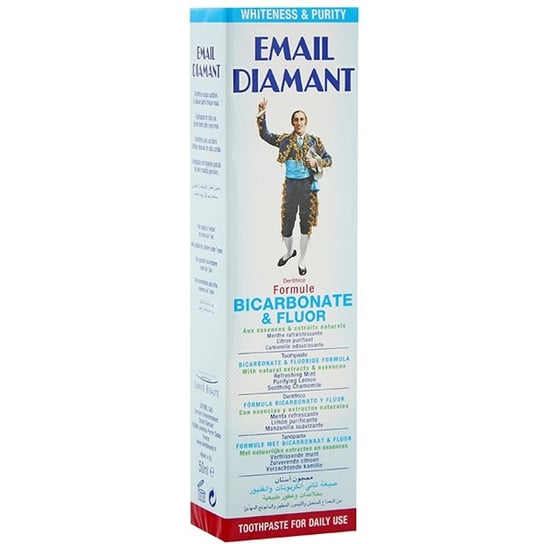 Email Diamant, pasta do zębów przeciw kamieniowi Bicarbonate&Fluor, 50 ml Email Diamant