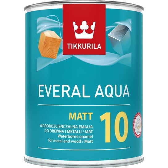 Emalia Akrylowa Everal Aqua Mat 2,7L Baza-A Tikkurila Tikkurila