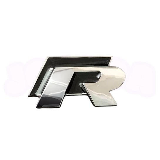 EMBLEMAT logo R błotnik VOLKSWAGEN VW R LINE Golf Scirocco czarny ...