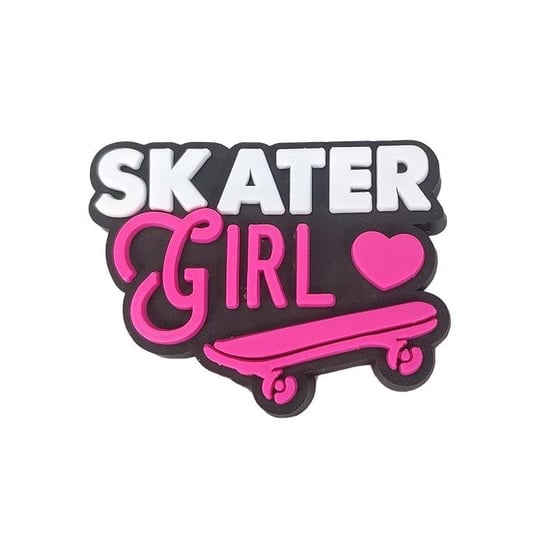 Emblemat Naszywka Skater Girl Przypinka Do Butów Do Crocs Do Klapek 574-05 OS Inna marka