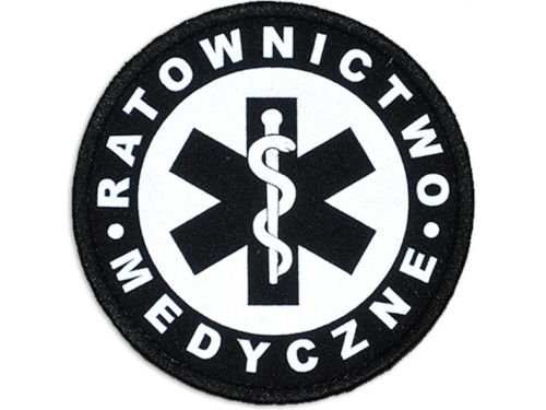 Emblemat Odblaskowy Ratownictwo Medyczne 20 Cm Polska Firma