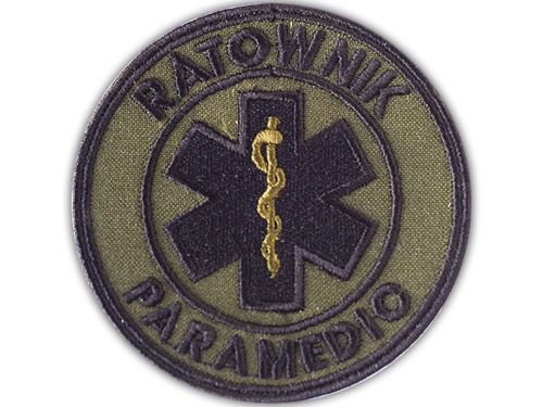 Emblemat Ratownik Paramedic Polowy Polska Firma