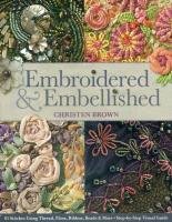 Embroidered & Embellished Brown Christen