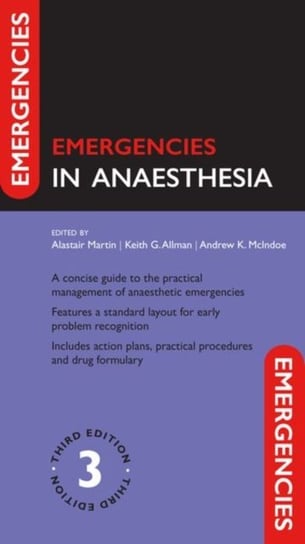 Emergencies in Anaesthesia Opracowanie zbiorowe