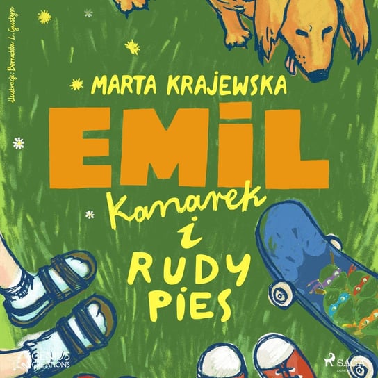Emil, kanarek i rudy pies Krajewska Marta