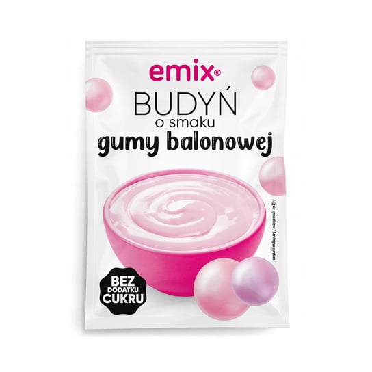 .Emix Budyń o smaku Gumy Balonowej 40g Inna marka