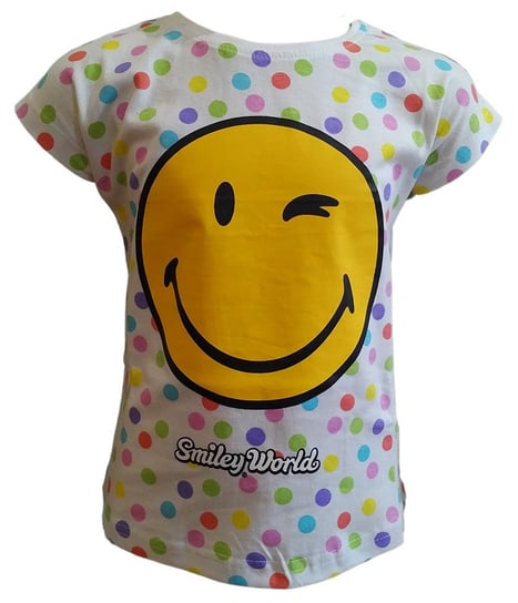 Emoji Bluzka Koszulka T-Shirt Dziewczęcy R128 Emoji