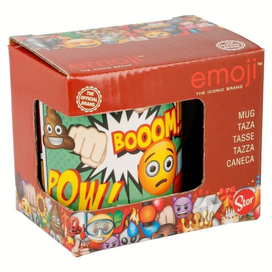 Emoji, Kubek ceramiczny w pudełku prezentowym, 200 ml Emoji