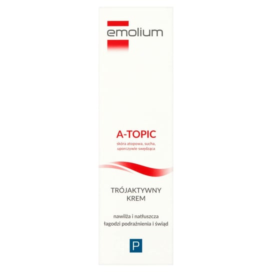 Emolium, A-Topic, trójaktywny krem, 50 ml Emolium