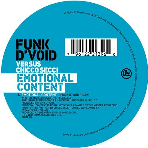 Emotional Content Chicco Secci, Funk D'Void
