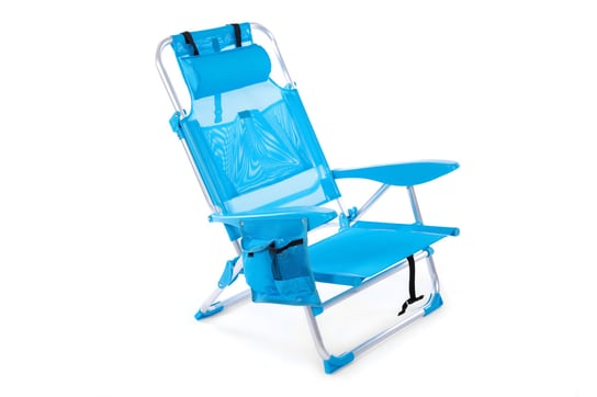 EMPEAK, Fotel - leżak plażowy Layon, niebieski Empeak