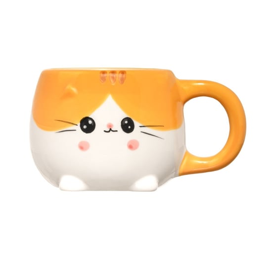 Empik Gifts, Kubek ceramiczny Kotek, 470 ml, żółty Empik Gifts