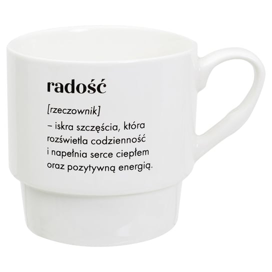 Empik Gifts – Kubek porcelanowy „Radość” 330 ml Empik Gifts