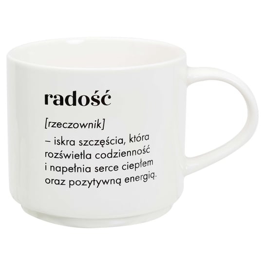 Empik Gifts – Kubek porcelanowy „Radość” 480 ml Empik Gifts