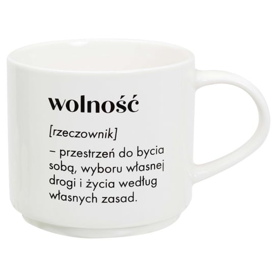 Empik Gifts – Kubek porcelanowy „Wolność” 480 ml Empik Gifts