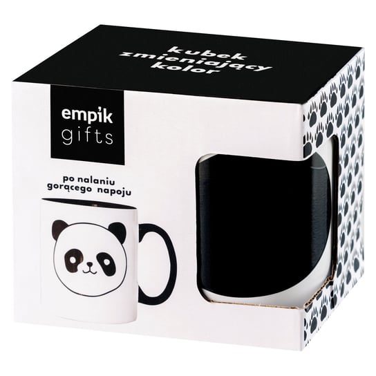 Empik Gifts, Kubek Zmieniający Kolor, Panda, Biały, 330 ml Empik Gifts