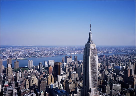 Empire State Building view of New York City, Carol Highsmith - plakat 91,5x61 cm Galeria Plakatu