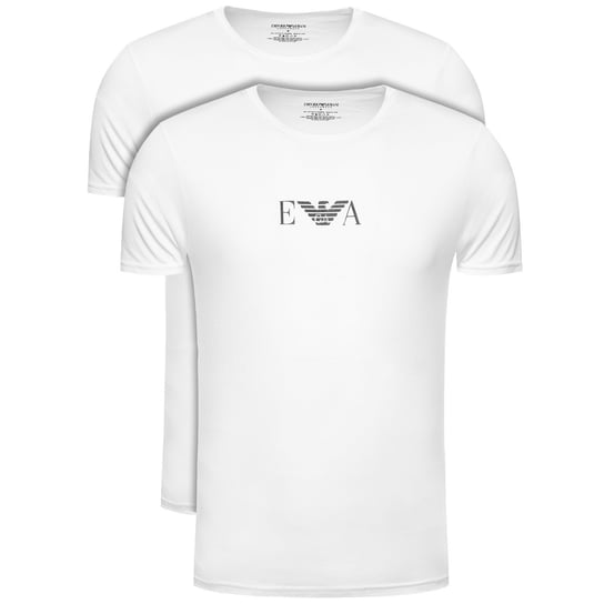 Emporio Armani koszulka męska biała, crew neck, 2 pack, rozmiar L Emporio Armani