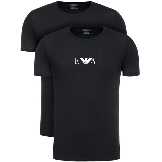 Emporio Armani koszulka męska czarna, crew neck, 2 pack, rozmiar L Emporio Armani