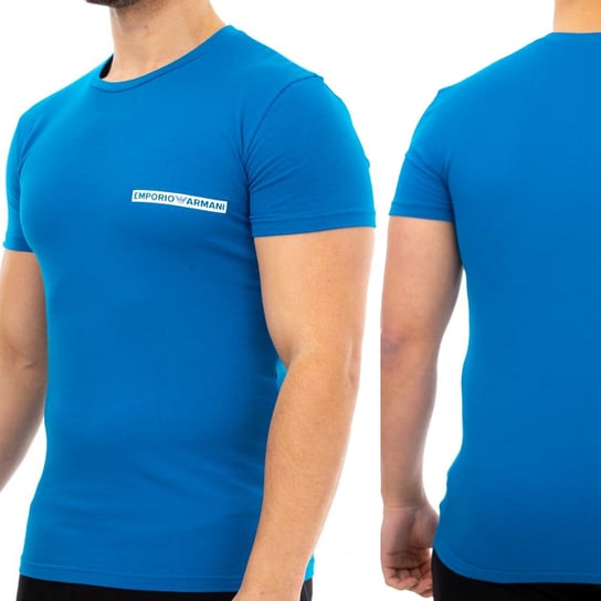 Emporio Armani koszulka męska niebieska, rozmiar M Emporio Armani