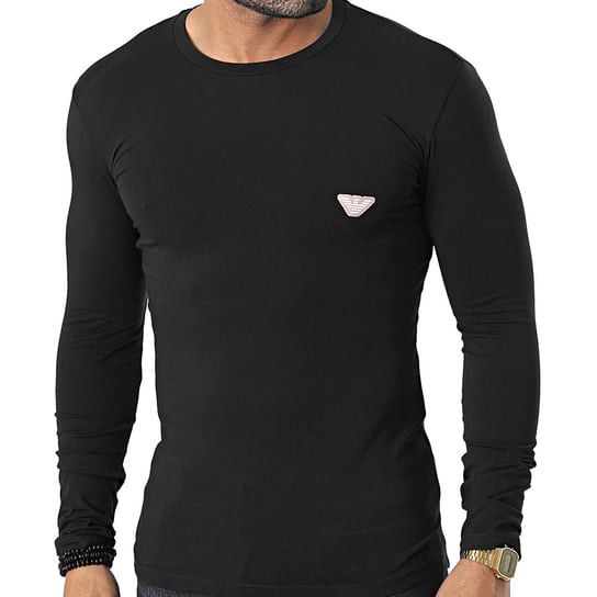 Emporio Armani Longsleeve Męski Czarny 111023-3R512-0020 L Emporio Armani