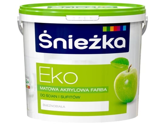 Emulsja akrylowa do ścian i sufitów Śnieżka Eko 3L Śnieżka 3L Śnieżka