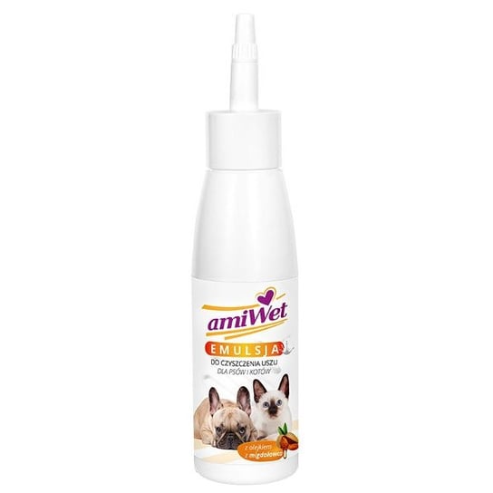 Emulsja do czyszczenia uszu dla psów i kotów AMIWET, 100 ml . Amiwet