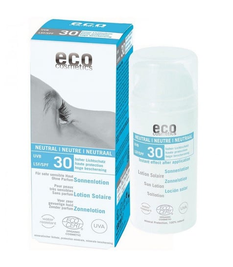 Emulsja na słońce SPF 30 NEUTRAL – bez substancji zapachowych, 100ml, Eco cosmetics Eco Cosmetics