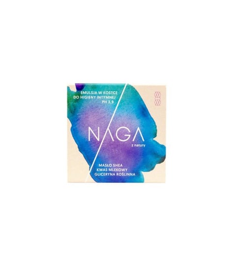 Emulsja w kostce do higieny intymnej, PH 3,9, 50 g, Naga z natury Naga