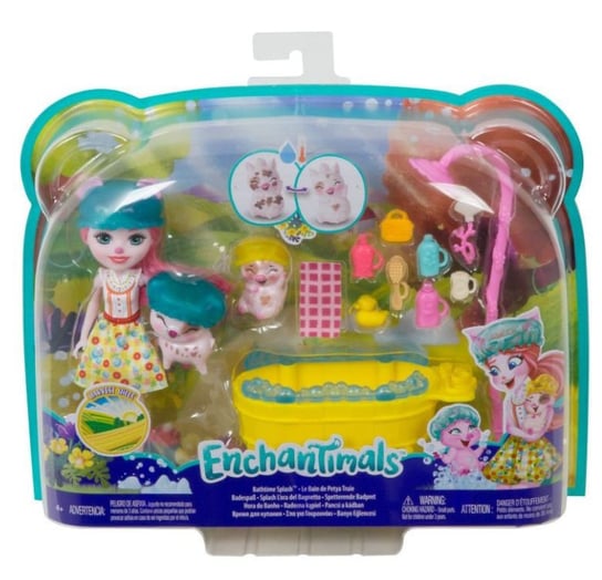 Enchantimals, lalka kąpiel Świnek, zestaw Mattel