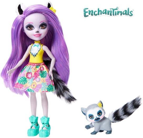Enchantimals, lalka, Larissa Lemur & Ring Enchantimals
