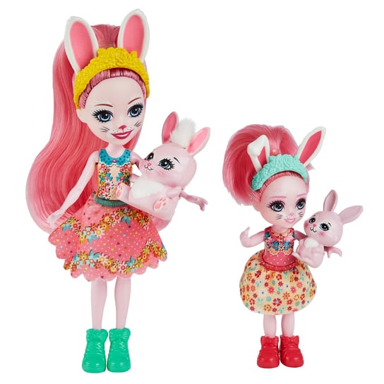 Enchantimals, lalki,  Bree Bunny & Twist, Bedelia Bunny & Tappy, HCF79 HCF84 Enchantimals