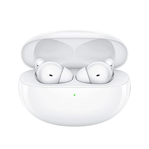 Enco Free 2 - Słuchawki bezprzewodowe, Bluetooth 5.2, Redukcja szumów, Ładowanie bezprzewodowe, Bateria o dużej pojemności - Białe Oppo