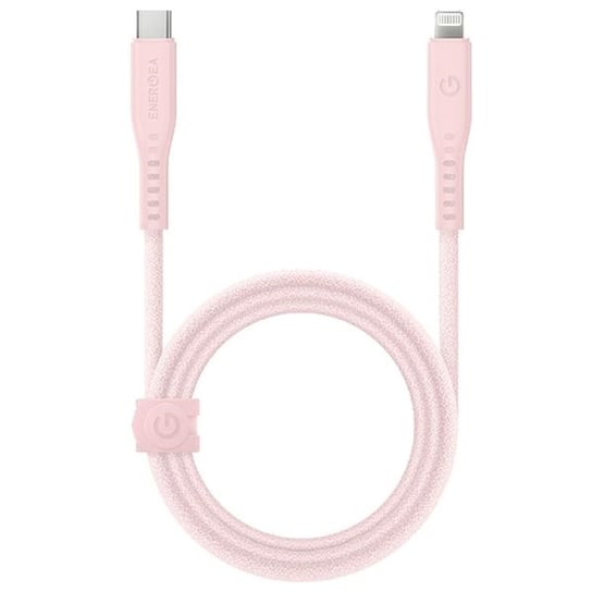 ENERGEA kabel Flow USB-C - Lightning C94 MFI 1.5m różowy/pink 60W 3A PD Fast Charge ENERGEA