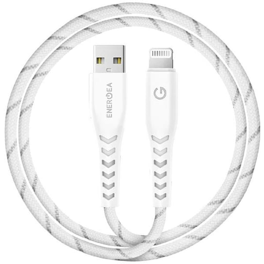 ENERGEA kabel Nyloflex USB - Lightning Charge and Sync C89 MFI 1.5m biały/white Inna marka