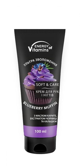 Energy Of Vitamins, Krem do rąk Blueberry Muffin, 100 ml ENERGY OF VITAMINS